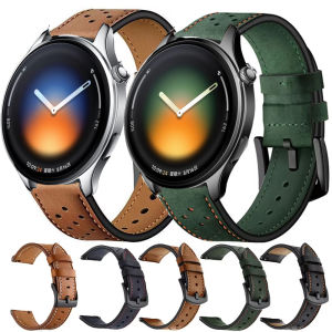 Leather Strap For Xiaomi Watch 5 S4 Sport S3 S2 S1 Pro/Active Color Color 2 Band 22mm Watchband For Xiaomi Watch 2 2Pro Bracelet