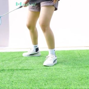 Maelizz ถุงเท้ากีฬาแบดมินตัน เทนนิส ผ้าฝ้ายหวีไร้เส้นใยบริสุทธิ์ ผ้าหนานุ่ม ไม่เป็นขุยง่าย ระบายความร้อนได้ดี Sports Socks ถุงเท้าวิ่ง M65 FSA