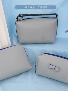 กระเป๋าเครื่องสำอางหนังความจุขนาดใหญ่สำหรับผู้หญิง กระเป๋าเดินทางแบบพกพา กระเป๋าใส่เครื่องสำอาง กันน้ำ กระเป๋าใส่เครื่องมือส่วนตัว