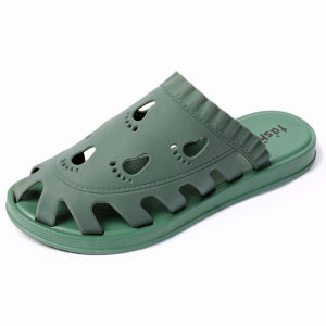 Closed-Toe Slippers Womens Shoes Students Flats Non Slip Casual Pump Cut Out Outdoor Wading Casual Flat Heel Beach Shoes