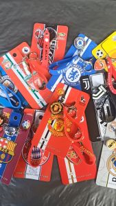 Ganci Keychain Mobil Motor Klub Sepak Bola Barca Atletico Madrid Juve Inter Milan Roma Lazio Chelsea