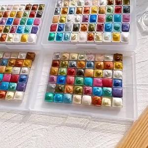 Daniel Smith Pearlescent ภาพวาดสีน้ำอุปกรณ์ศิลปะพิเศษอุปกรณ์การเรียน