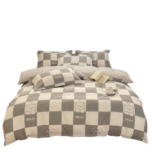 HAOMIAN | Washed Cotton Felt Quilt Cover