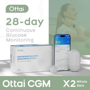 2 miếng ottai cgm liên tục glucose hệ thống giám sát không sanning năng động glucometer liên tục sử dụng