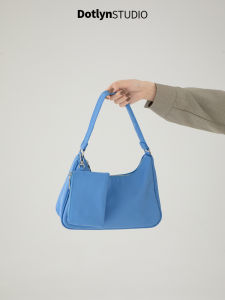 Dotlyn Original Korean Style Nylon Hobo Bag Lightweight Commuter Handbag Womens Crossbody Bag Trendy Design Casual Shoulder Bag