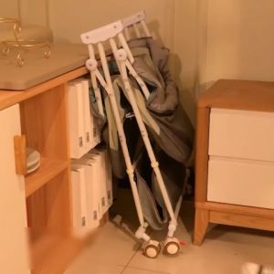 Portable Foldable Crib & Removable Baby Bed Cradle