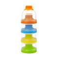 Portable Three Daddies Milk Powder Box Infant Portion Separator Outing One Meal One Grid Divider Baby Milk Powder Storage Container. 
