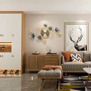 Large Elegant Wall Clock: A Modern Luxury Nordic Design