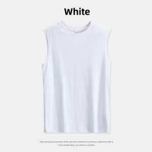 HKRUT | Mens Summer Cotton Loose-Fit Quick-Dry Sleeveless T-Shirt