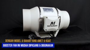 MATSUNAGA 4 INCH INLINE DUCT BOOSTER FAN (MBF 100-4)