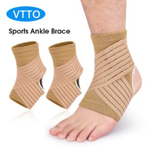 VTTO 1Pair Sports Ankle Brace Compression Sleeve with Adjustable Straps Arch Support & Foot Stabilizer Elastic Wrap for Plantar Fasciitis Achilles Tendonitis Recovery Sports Bandage Sock