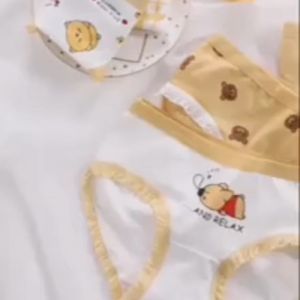 [MY Ready Stock] Student Cute Cartoon Panties/Girl Panties/Underwear/Seluar Dalam Perempuan/Women Lingerie (Bear Series)