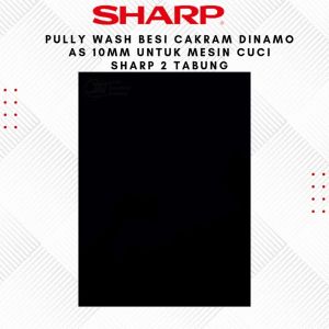 JMT - Pully Wash Besi Cakram Dinamo As 10mm Untuk Mesin Cuci Sharp 2 Tabung