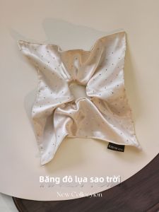 Lnieer | Khăn Quàng Cổ Hình Vuông Chất Lượng Cao Bề Mặt Sateen