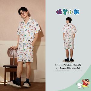GONGDIE | Cooling Men and Teen Summer Sleepwear Cotton