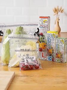 Combo Túi Zipper Nhật Bản 3 Size S M L (45 túi) - Túi Đựng Thực Phẩm Tiện Dụng Chất Liệu PE An Toàn