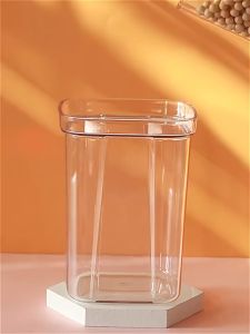 Chocoberry7 Toples Penyimpanan Kue Makanan Kacang Biji Kedap Udara Super Tight Lock Tutup dengan Knob Putar Lock