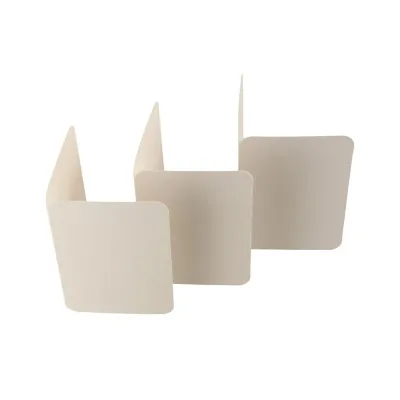 20pcs DIY Folded Kraft Paper Blank Cards Blank Postcard Vintage Greeting Card Blessing Card Paper Card Wedding/Birthday Party