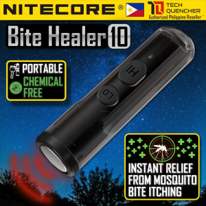 Nitecore Bite Healer 10 - Mosquito and Bug Bite Itching Relief - USB-C Rechargeable - Keychain - IP54