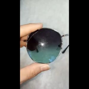 Kacamata Fashion Dewasa 1 Lensa 2 Warna (Gradasi) Normal Frame Metal Besi Ada Nosepad Cocok Untuk Pria Wanita - ANTI UV PROTECTION OUTDOOR