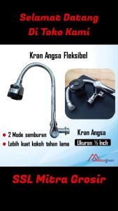 Kran Air Angsa Fleksibel Minimalis Murah Flexible Keran Air Sink Cuci Piring Dapur Wastafel Kitchen