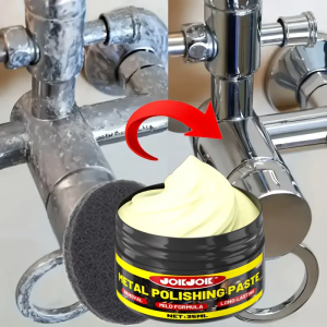 All-metal polishing paste set – Quickly and effectively restores the luster of chrome stainless steel and painted metals