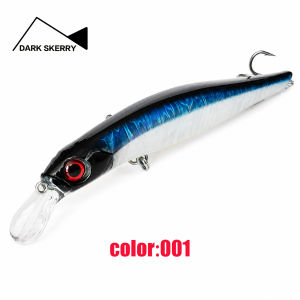 DARK SKERRY 8.5g/16g Sinking Minnow Lure Long Cast Hard Bait with Trembling Action for Bass Freshwater & Saltwater