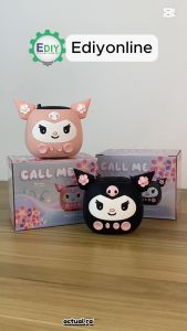 【NEW】 Sanrio Kuromiクロミ Rechargeable Bluetooth Speaker FM Radio TF Music Player Cartoon Gift Disney Melody Hello Kitty Series Mini迷你