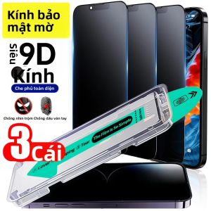 3 Chiếc NNBILI Miếng Dán Bảo Vệ Màn Hình Mờ Chống Nhìn Trộm Có Độ Bền Cao Cho iPhone 18 Series Kính Cường Lực Chống Nhìn Trộm