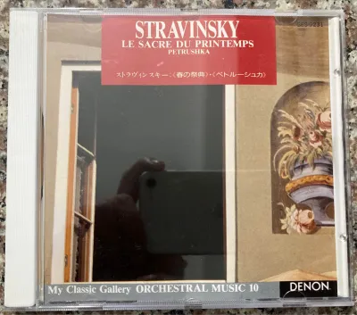 Đĩa cd gốc nhạc cổ điển STTAVINSKY