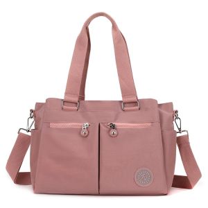 Easiest for Match Travel Crossbody Handbag New Arrival Womens Tote Large Capacity Shopping Shoulder Bag Waterproof Nylon Cloth Bag