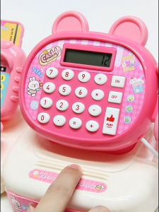 Supermarket Cash Register Childrens Toys Baby Puzzle Simulation Checkout Cashier Boys And Girls Every Birthday Gift