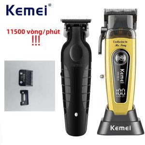 Máy Cắt Tóc Kemei 2299 11500 Vòng/phút Chuyên Nghiệp Động Cơ Không Chổi Than Sạc Lại Được Dùng Được Khi Khô/ướt Cho Nam Giới - Thời Gian Sử Dụng 90 Phút