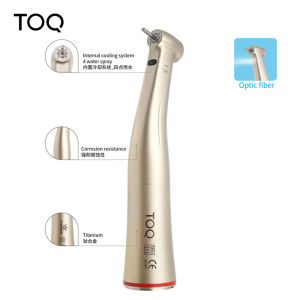 Dental Red Ring 1:5 Increasing Contra Angle Handpiece Internal Water Low Speed Handpiece Fiber Optic E-type Dentistry Tools