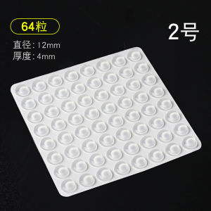 ใช้ในบ้านซิลิโคนสติ๊กเกอร์ติดผนังประตูแผ่นมือจับประตูตู้เย็น Anti-collision กันชนห้องครัวตู้ประตูสติกเกอร์