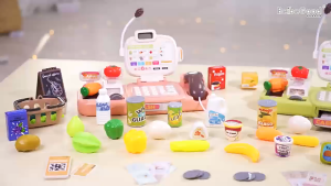 SKISOPGO 48PCS Cooking Set Toys Deluxe Kitchen Pretend Play Kids Pretend Role Play Game Mainan Masak Budak