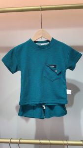 0-5 years old baby suit fashion cotton Solid color comfortable short sleeve with casual all-match shorts