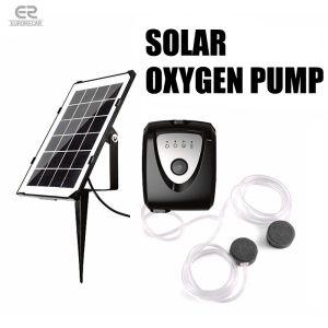 Aquarium Air Pump Solar Powered/DC Oxygenator Fish Tank Oxygen Pump Pond Aerator Fishing Dual Purpose Aerator 5V/0.8W