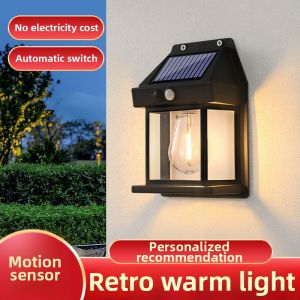 Waterproof Solar Powered Wall Light with Motion Sensor