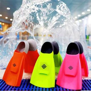 Professional Swimming Silicone Fin Training Shoes for Adults And Children DMC Green New Model Free Style Frog Shoes