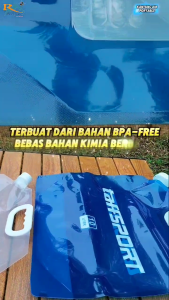 KANTONG AIR LIPAT 10 LITER KANTUNG AIR PORTABLE JERIGEN LIPAT CAMPING STORAGE 10L WATERTANK HIKING