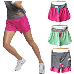 Womens Special Large Size Thin Quick Dry Summer Outdoor Fitness Running Yoga Sports Anti-Light Short Pants Breathable Ultra Light