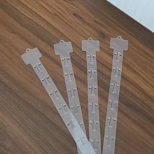 SK-C1035 Clip Strip Display Gantungan Makanan Supermarket Transparan Serbaguna / Gantungan Snack