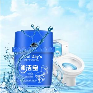 200ml Toilet Cleaner Effervescent Deodorant Solid Cleaner Automatic Toilet Bowl Cleaner Toilet And Bathroom Cleaning Tools/200ml 马桶清洁剂厕所冲洁宝除垢强力去黄污垢洁厕灵洁厕宝蓝泡泡除臭器l