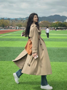 เสื้อแจ็คเก็ตผู้หญิงสีกรมท่า แขนยาว ทรงตรง ปกเสื้อแบบมีกระดุม ทรงหลวม ฤดูใบไม้ผลิและฤดูใบไม้ร่วง 2025