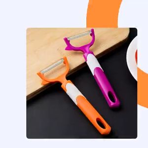 Stainless Steel Peeler Ketapel Pisau Pengupas Kulit Buah Wortel dan Sayur
