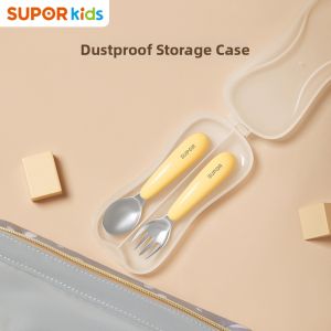Supor | Baby Feeding Training Spoon Fork Set