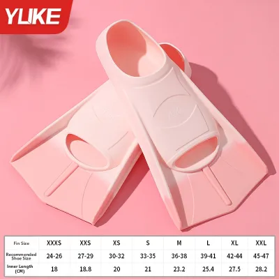 YUKE | Silicone Short Fins for Swimming Training