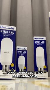 Lampu Bohlam Hannochs LED Stick 9W Cahaya Putih