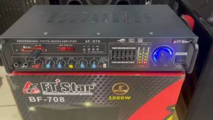 av-270 amplifier w/ Digital Player BF-708 2pcs speaker